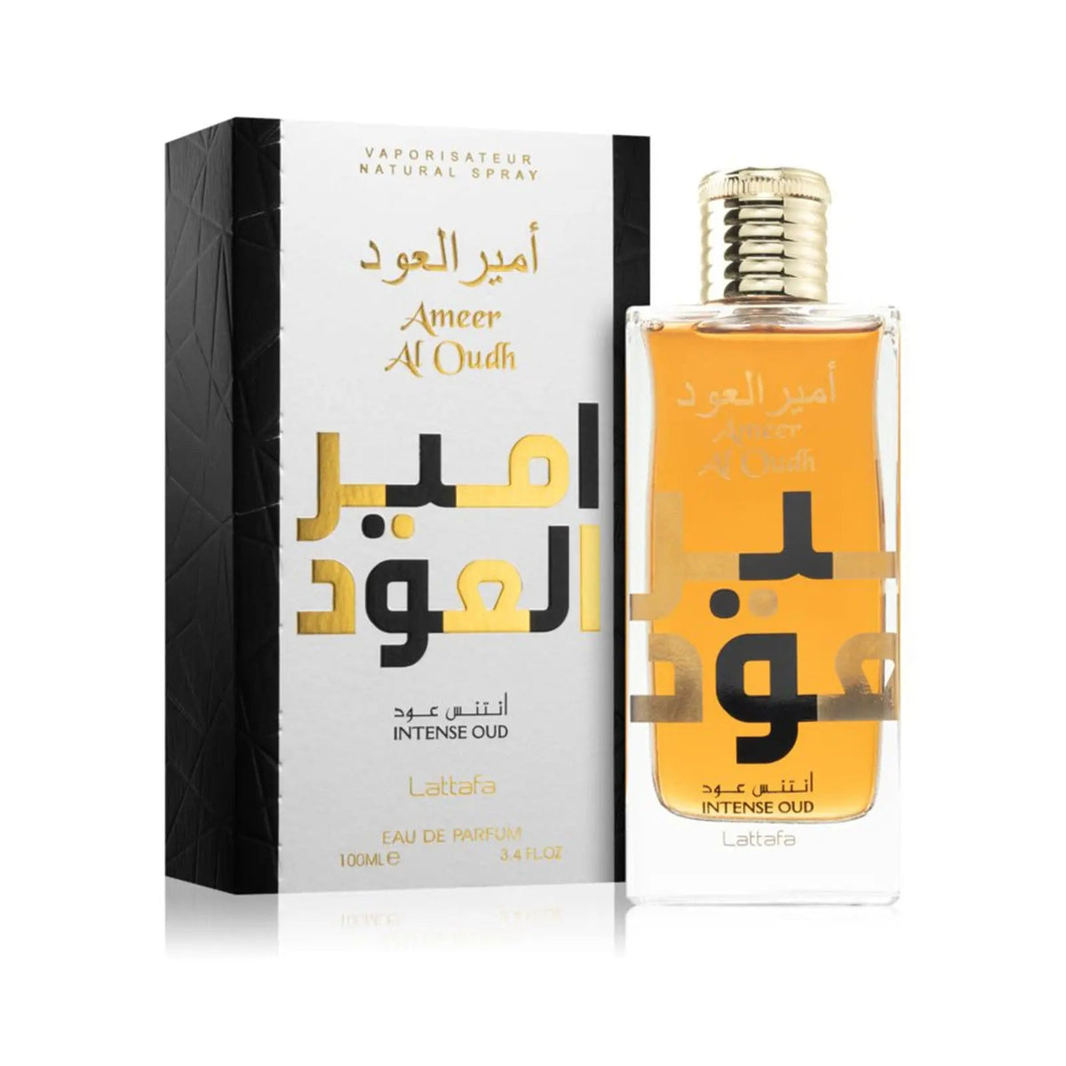Lattafa Ameer Al Oudh Intense Oud 100ml Eau de Parfum bottle