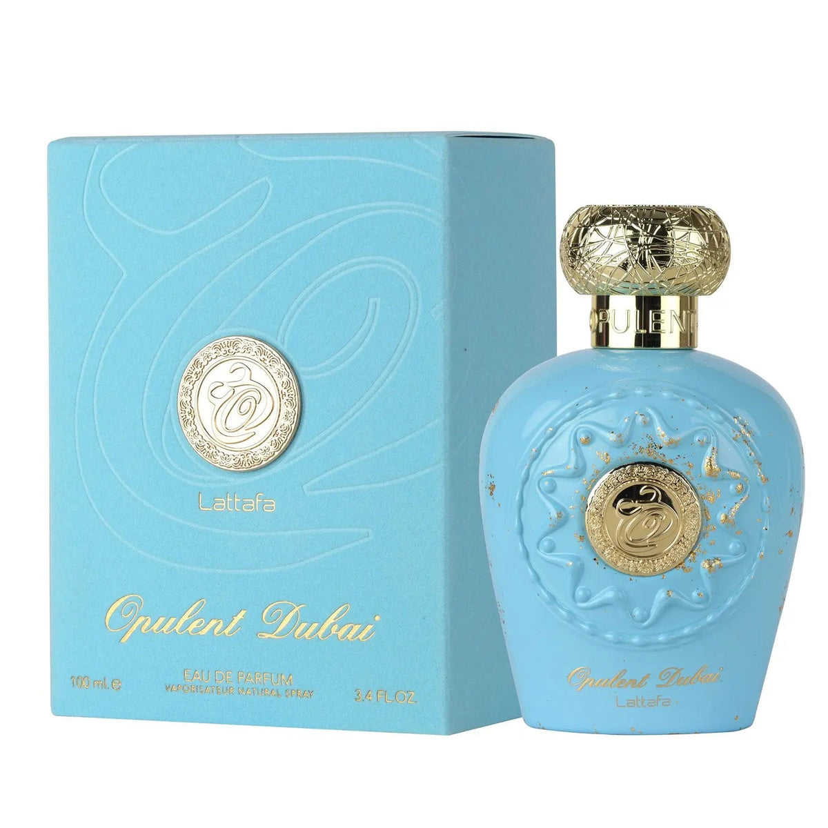 Lattafa Opulent Dubai 100ml Eau de Parfum bottle