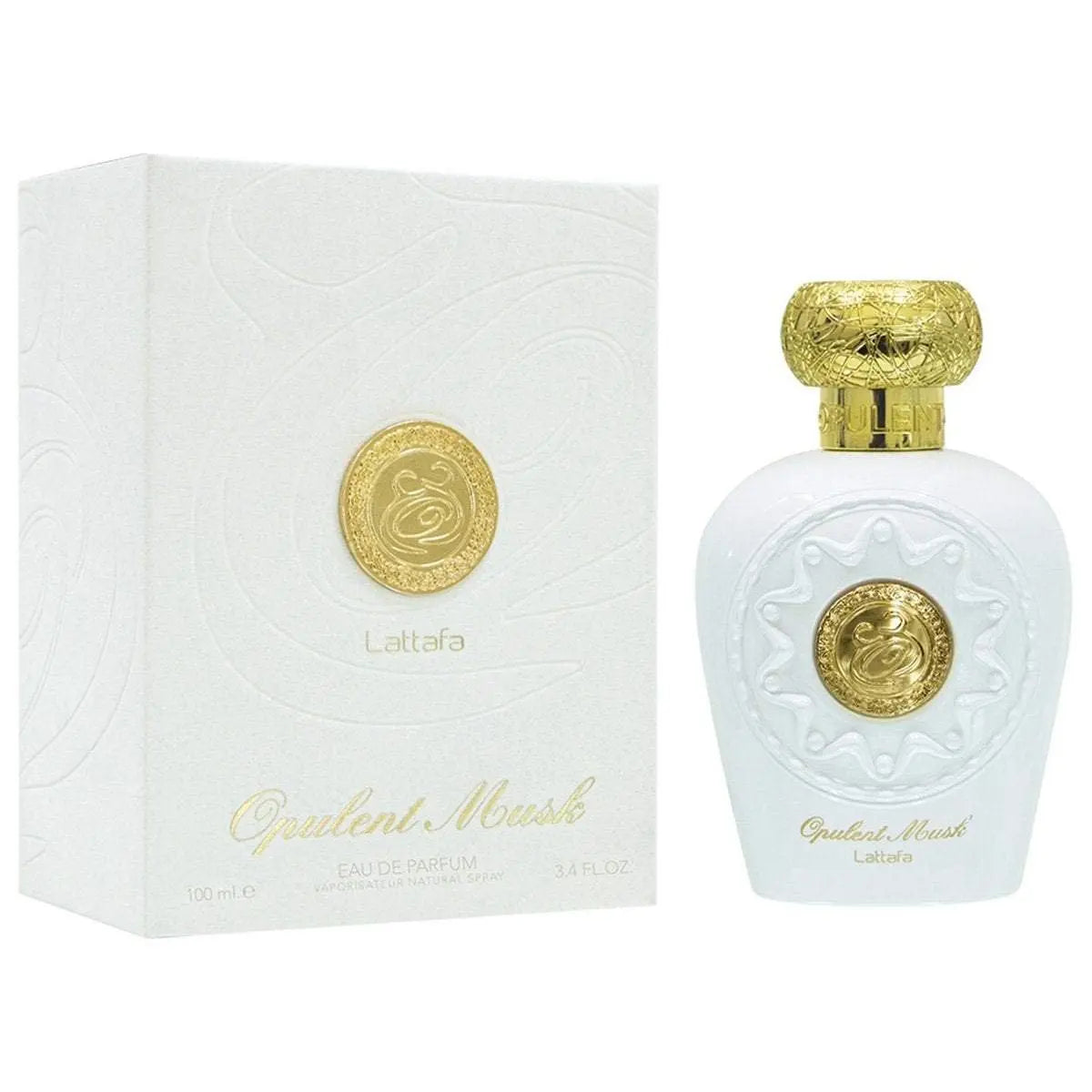Lattafa Opulent Musk 100ml Eau de Parfum bottle view 4