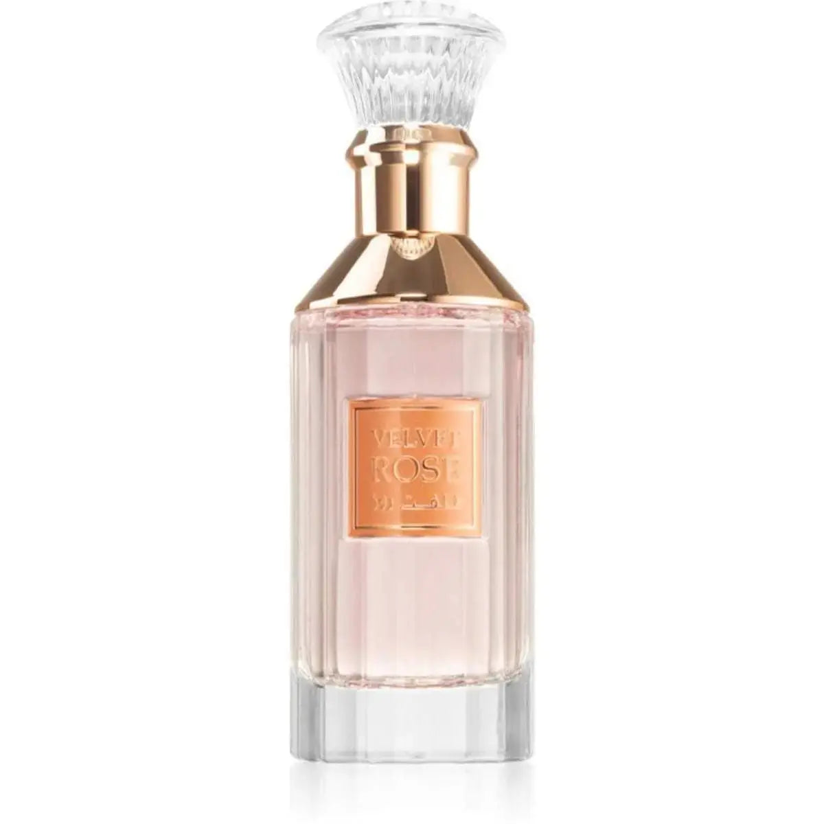 Lattafa Velvet Rose 100ml Eau de Parfum bottle view 3
