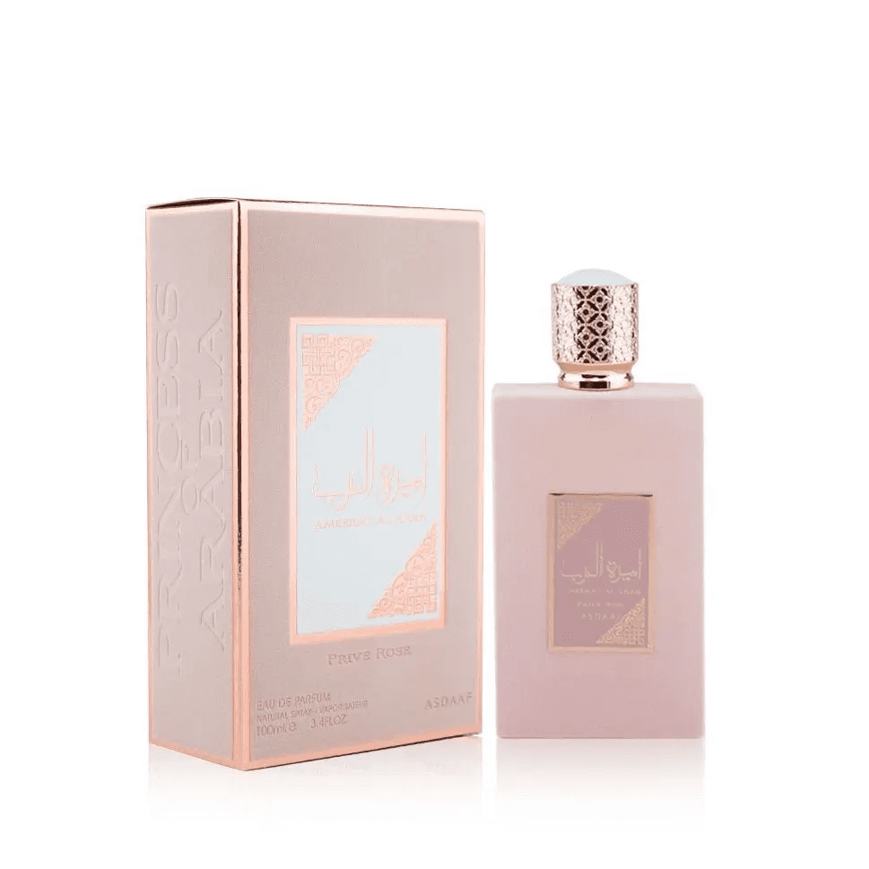 Asdaaf Ameerat Al Arab Prive Rose 100ml Eau de Parfum bottle