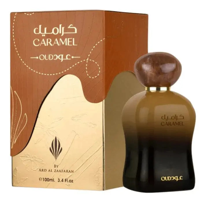 Ard Al Zaafaran Caramel Oud 100ml Eau de Parfum bottle view 3