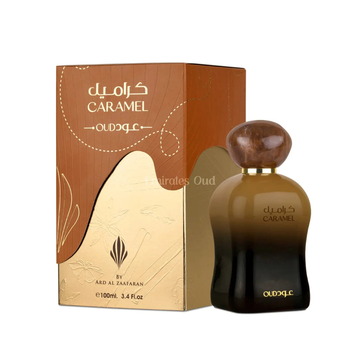 Ard Al Zaafaran Caramel Oud 100ml Eau de Parfum bottle