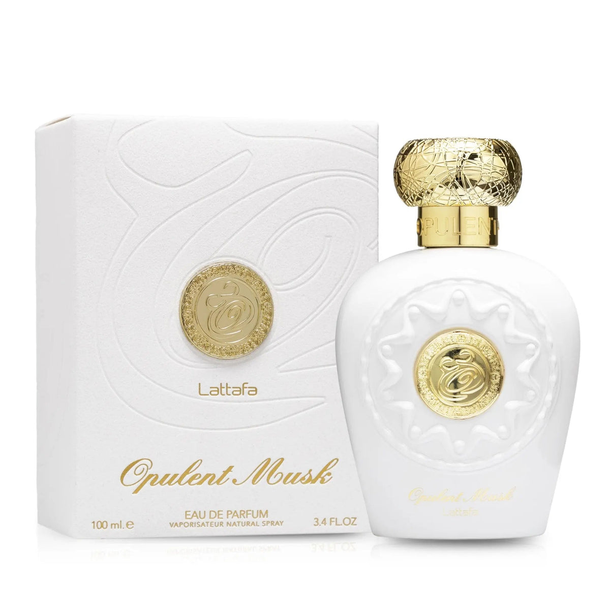 Lattafa Opulent Musk 100ml Eau de Parfum bottle