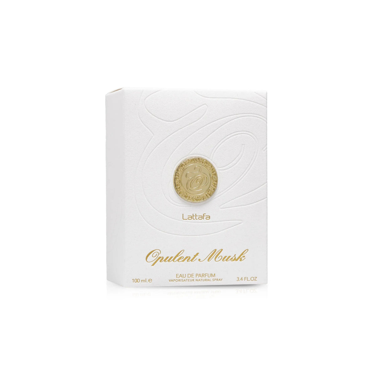Lattafa Opulent Musk 100ml Eau de Parfum bottle view 3
