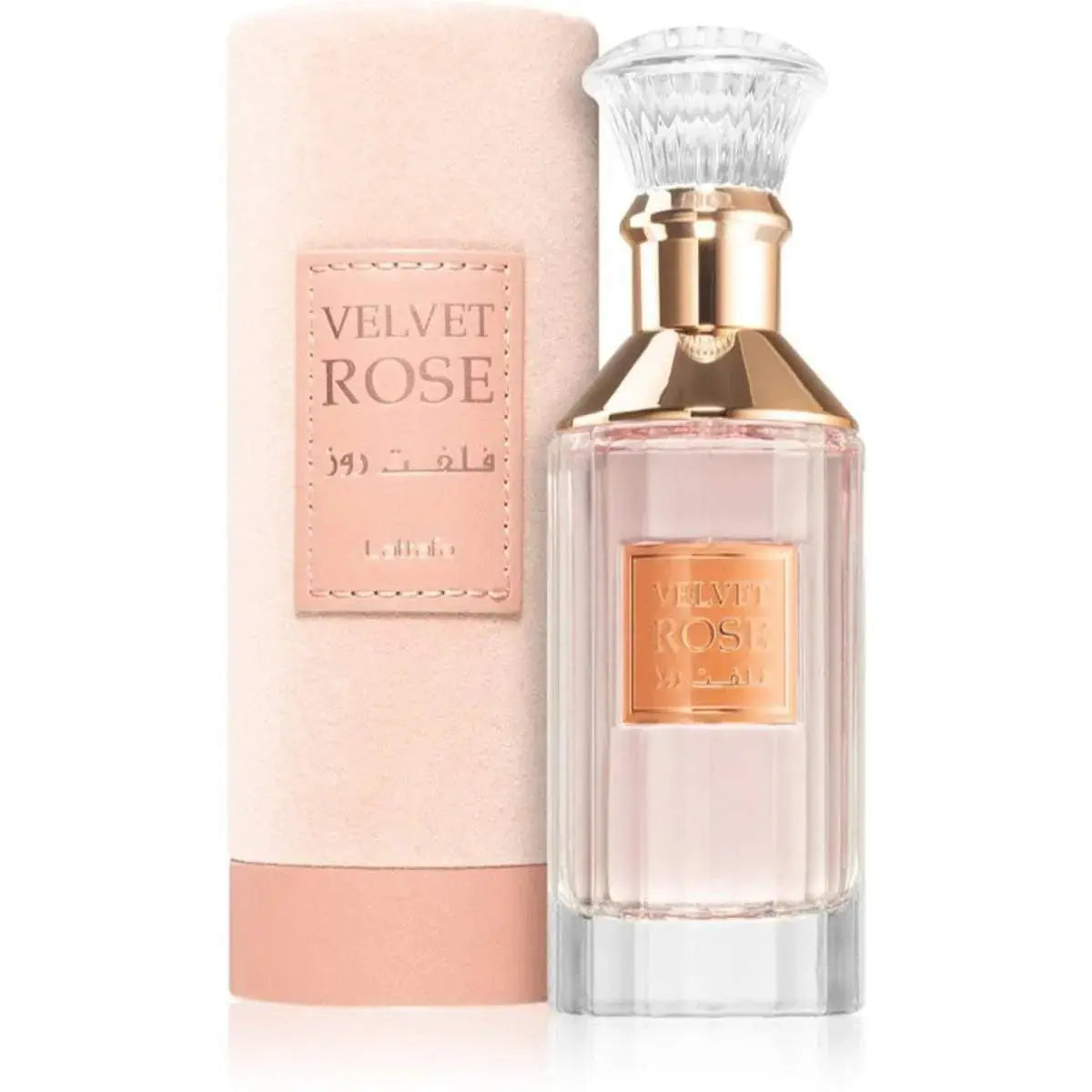 Lattafa Velvet Rose 100ml Eau de Parfum bottle
