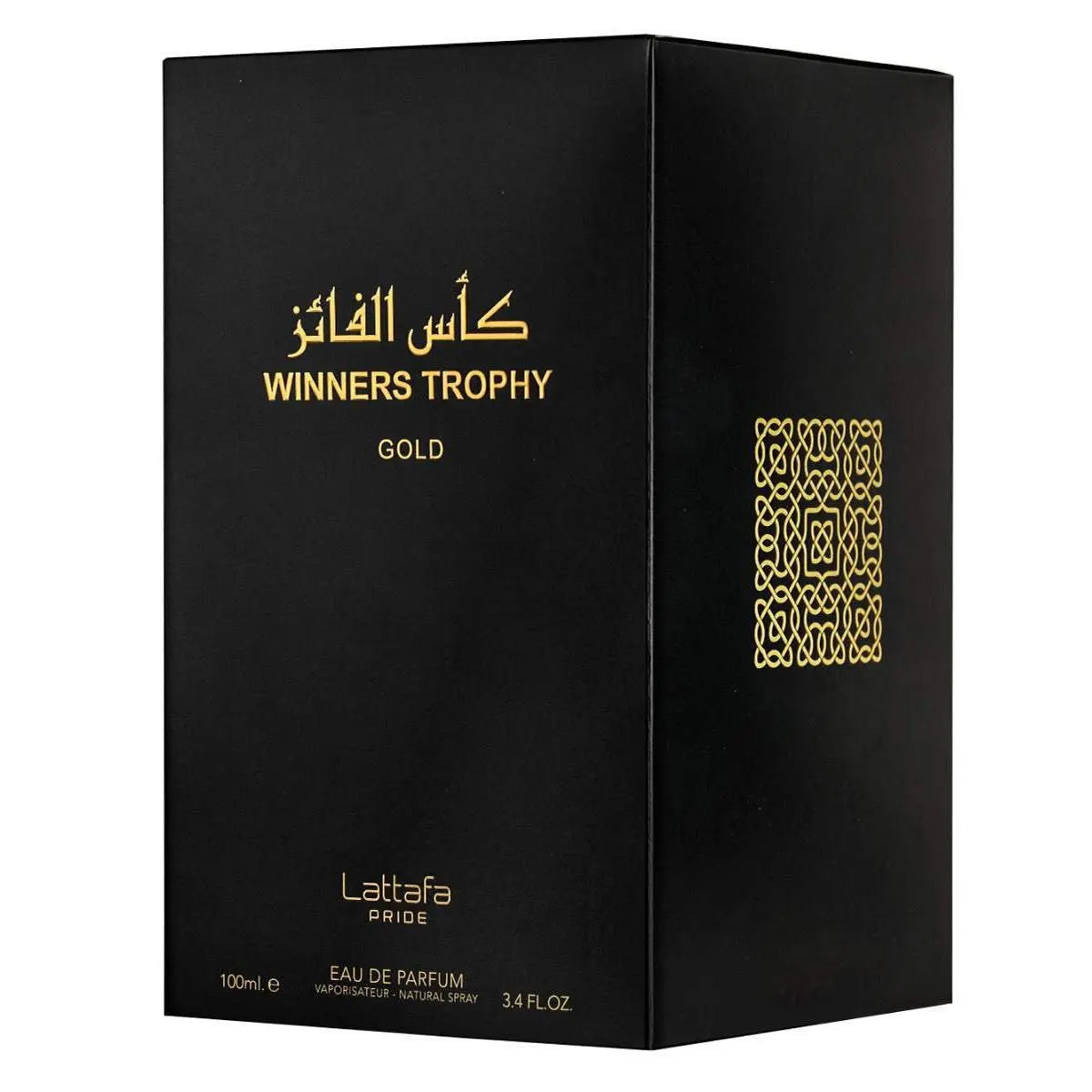 Lattafa Pride Winners Trophy Gold 100ml Eau de Parfum bottle view 4